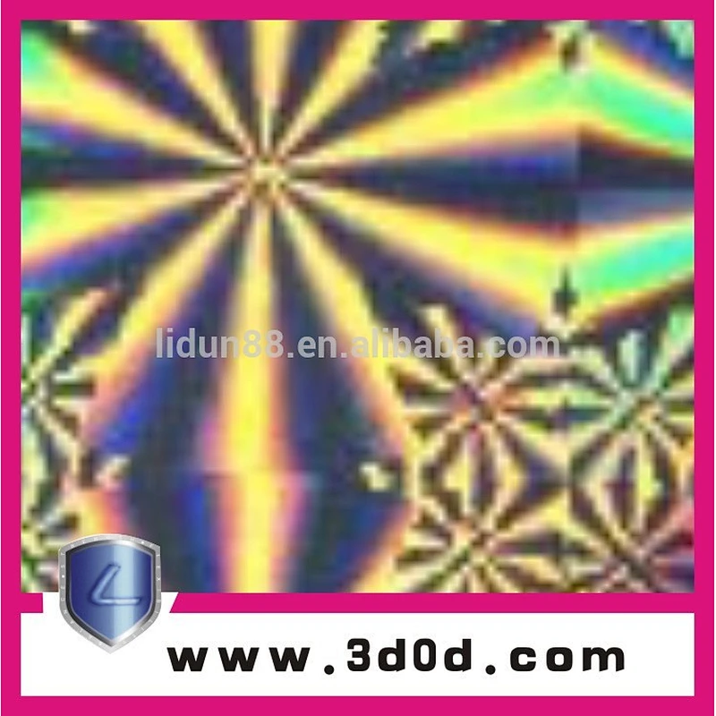 bopp hologram film,2d/3d laser hologram anticounterfeiting sticker