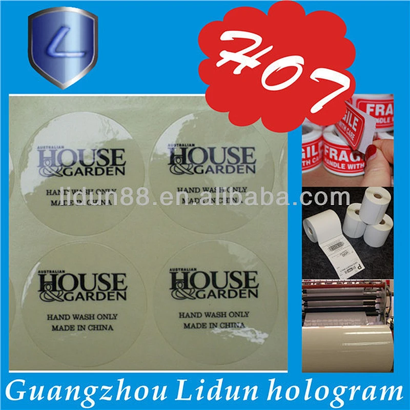 Hot-selling transparent adhesive sticker lable