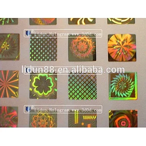 A grade make anti-counterfeit labels and hologram stickers make in Guangzhou