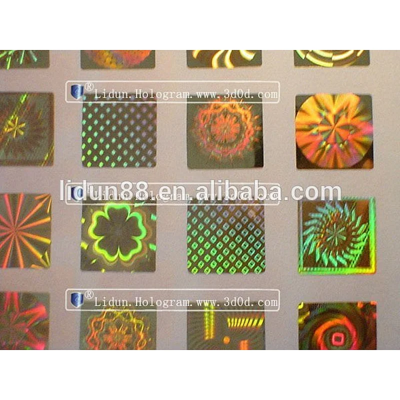 A grade make anti-counterfeit labels and hologram stickers make in Guangzhou