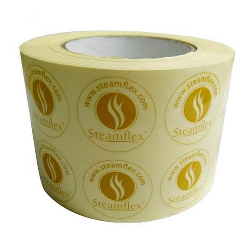 Clear PET material round label stickers printing with High speed rotary printing machine