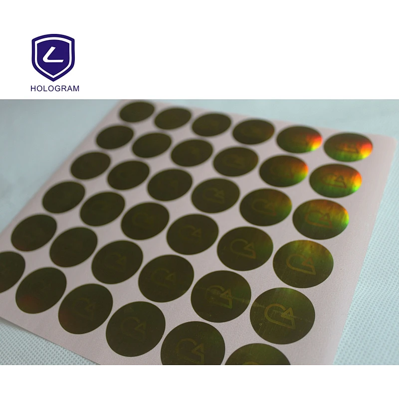 2d/3d hologram security adhesive sticker printing