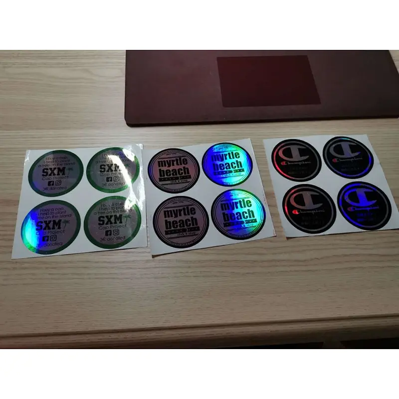 3D custom holographic security signs