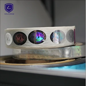 2017 High-technology hologram labels/stickers in lidun