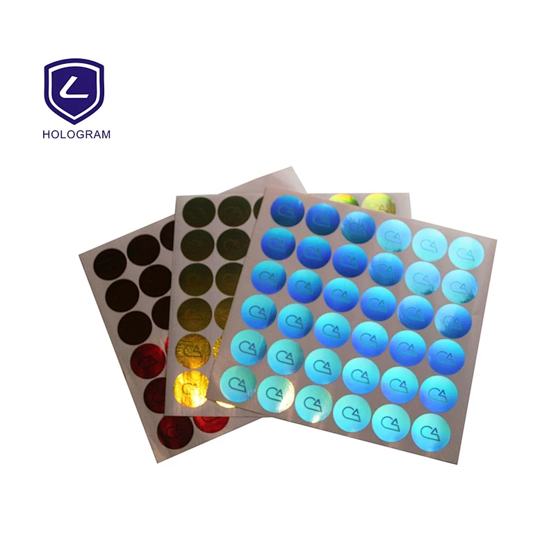 factory wholesale 3d tape dot matrix hologram sticker/security label