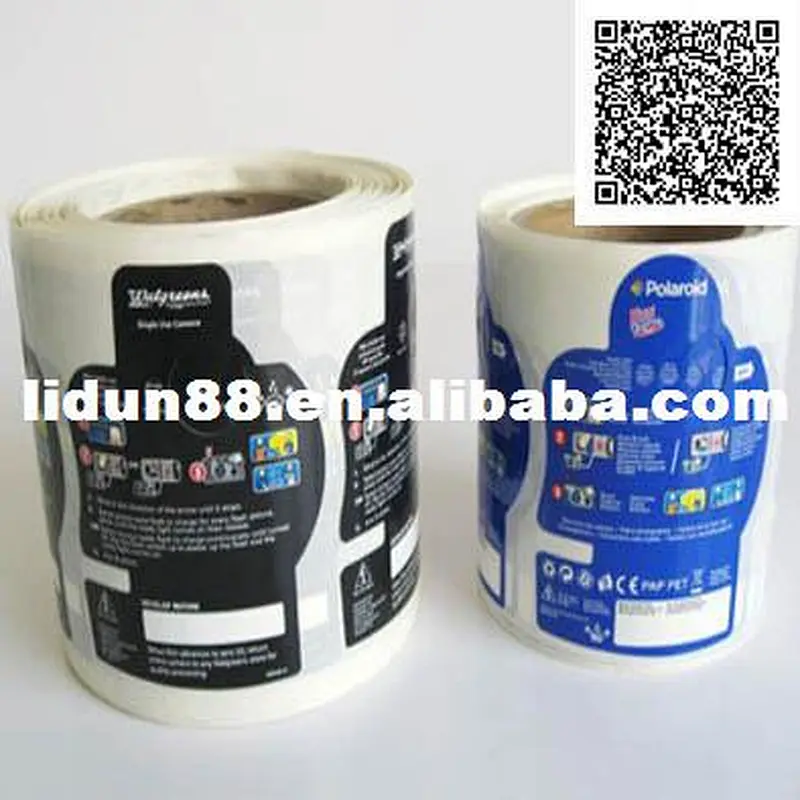 punch hole paper stickers custom hologram labels