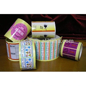 Sticky anti-fake Wine bottle Packing laser dot matrix hologram seal label/sticker