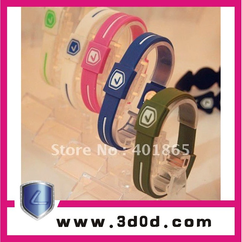 latest silicone anion bracelet for fashion accessories 2017
