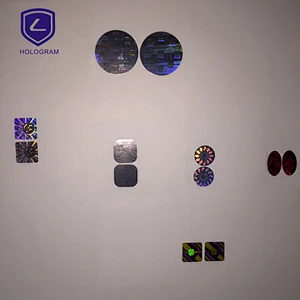Custom high resolution destructive hologram sticker