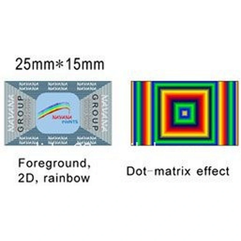 2D,3D Professinal Hologram Sticker Adhesive watermark sticker