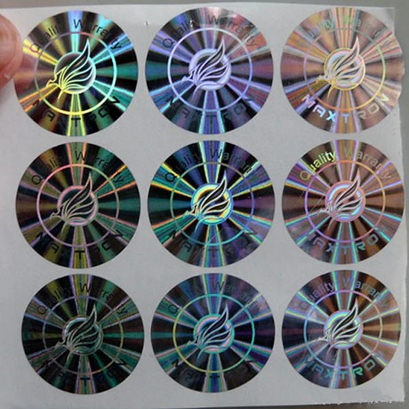 Custom adhesive hologram label maker