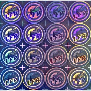 dot matrix customized label hologram for wholesales with quality insurrance