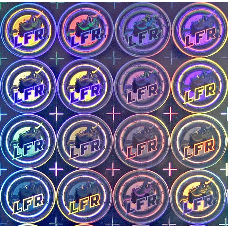 dot matrix customized label hologram for wholesales with quality insurrance