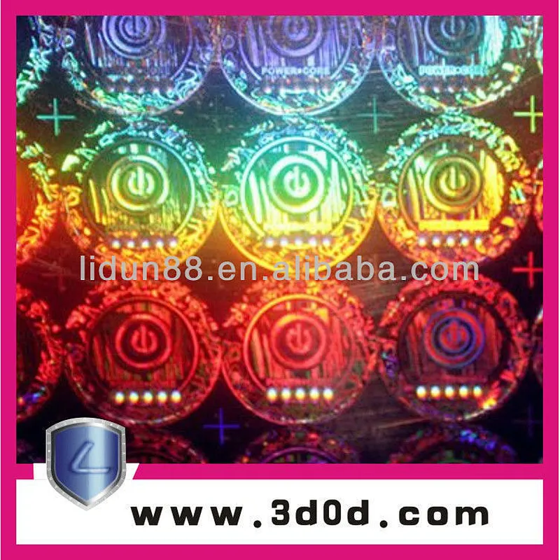 Supply all kinds of Anti-counterfeit 2d 3d holographic
