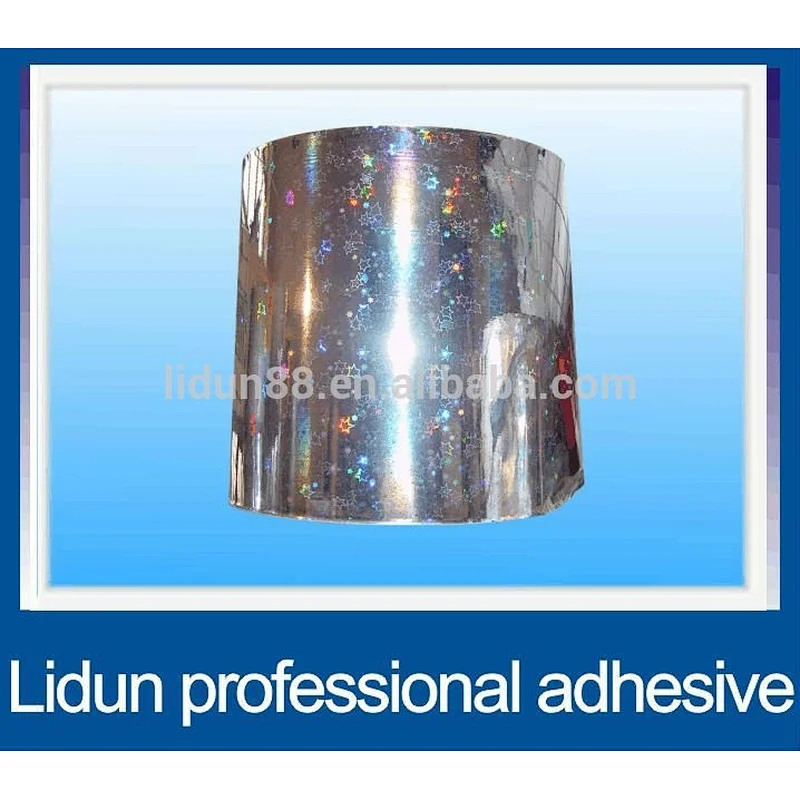 new arrive broken glass holographic hot stamping foil for paper and plastic