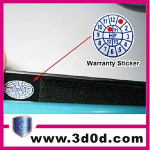 hot sale Self-adhesive 3d crystal domed paper sticker scratch off label in Lidun brand