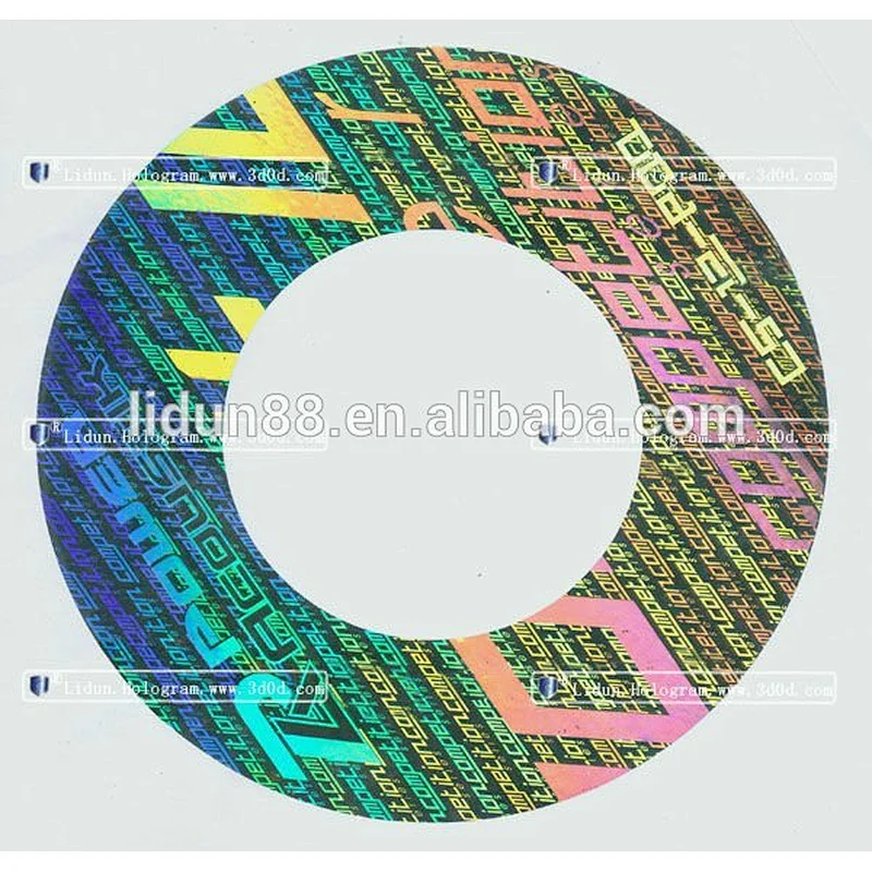 A grade make anti-counterfeit labels and hologram stickers make in Guangzhou