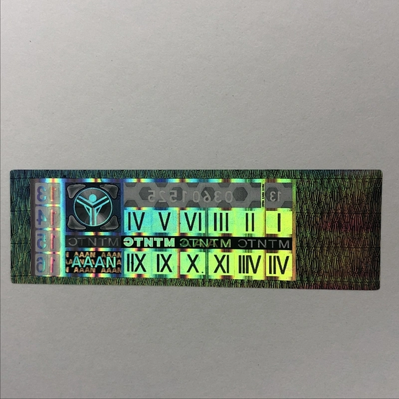 2d/3d hologram printable sticker labels