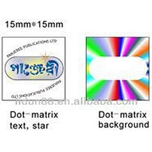 A grade make anti-counterfeit labels and hologram stickers make in Guangzhou