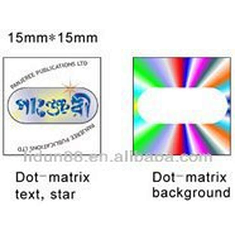 A grade make anti-counterfeit labels and hologram stickers make in Guangzhou