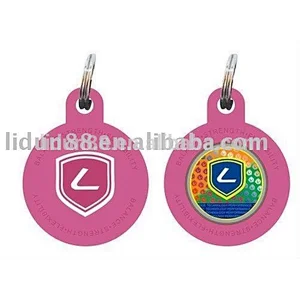 2012 Latest Hologram silicone pet tag