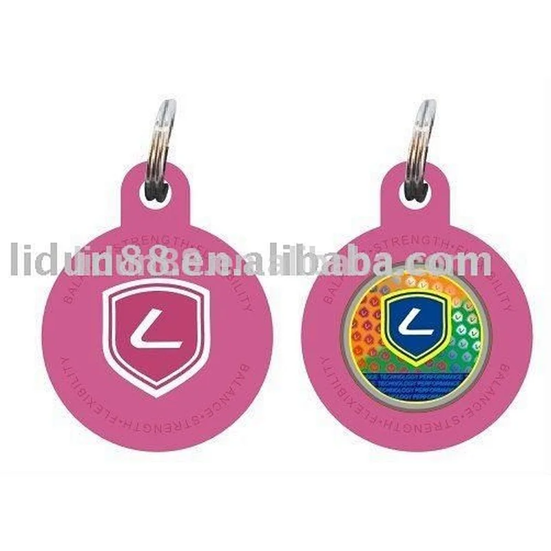 2012 Latest Hologram silicone pet tag
