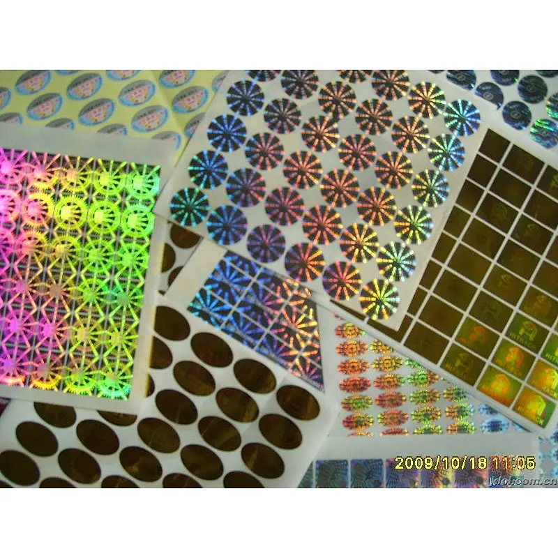 hologram warranty stickers ,hologram print work