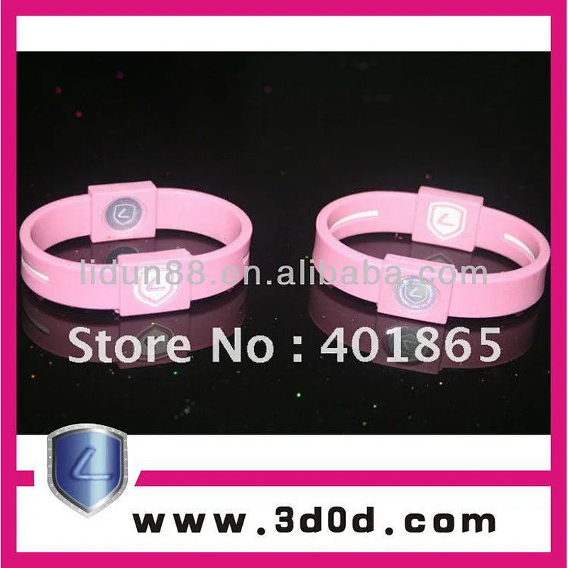 In 2012 the new holographic silicone bracelet silicone radiation protection