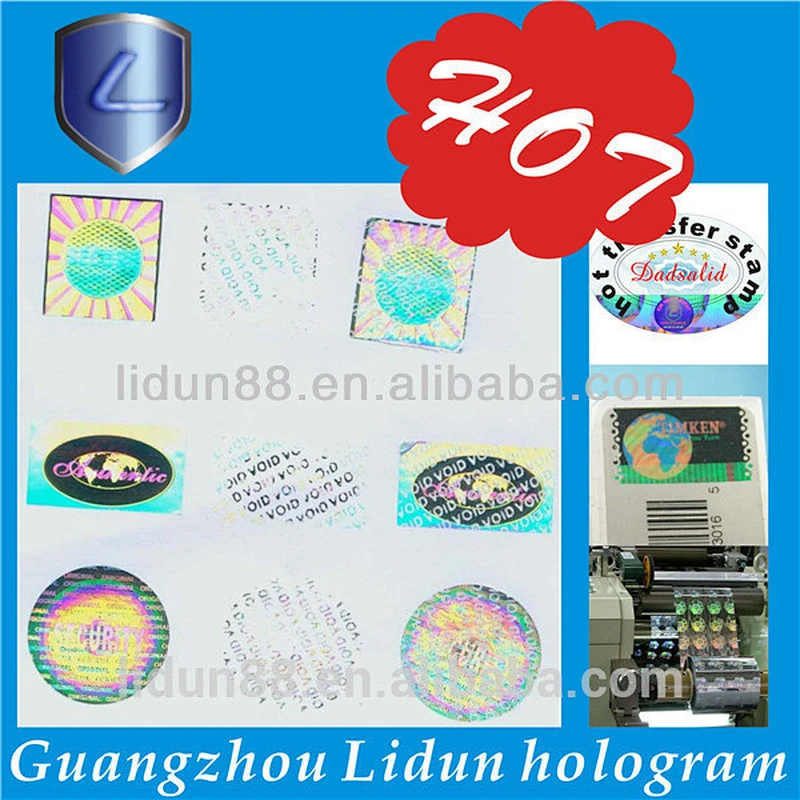 Aliababa new arrival Custom hologram sticker printable hologram sticker hologram manufacturers
