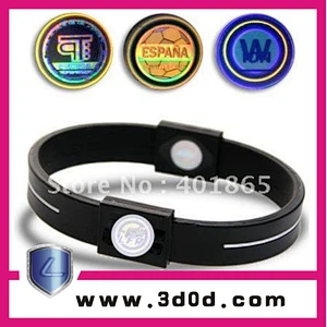 2017 silicone ion pet ID tags with hologram