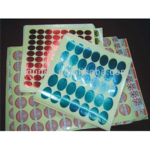 Free design consecutive number anti-counterfeit security hologram label