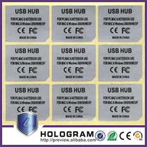 Custom Anti-Counterfeit Crispy Fragile Paper Labels