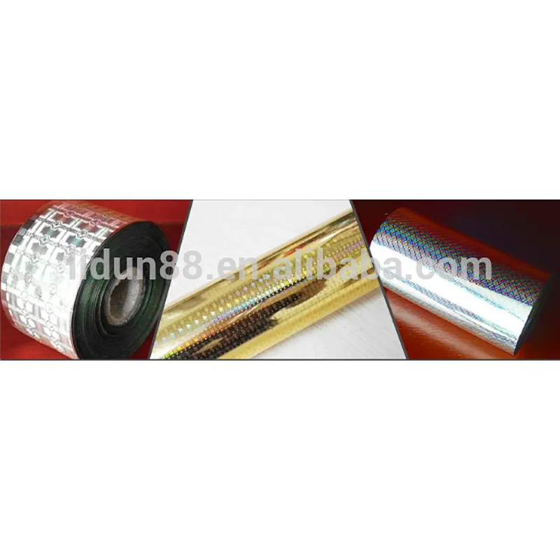 2017 new design colorful custom hologram hot stamping foil