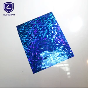 electrochemical aluminum transparent holographic transfer hot stamping foil for pvc,abs,paper,plastic