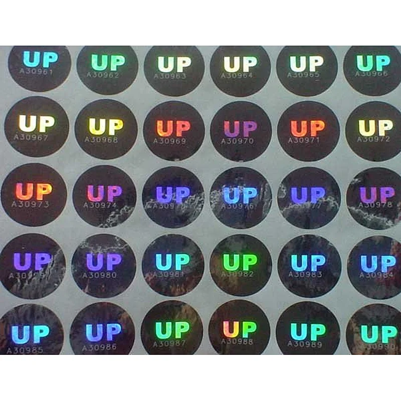 2017 new arrival anti fake waterproof holographic labels 3D/ label sticker