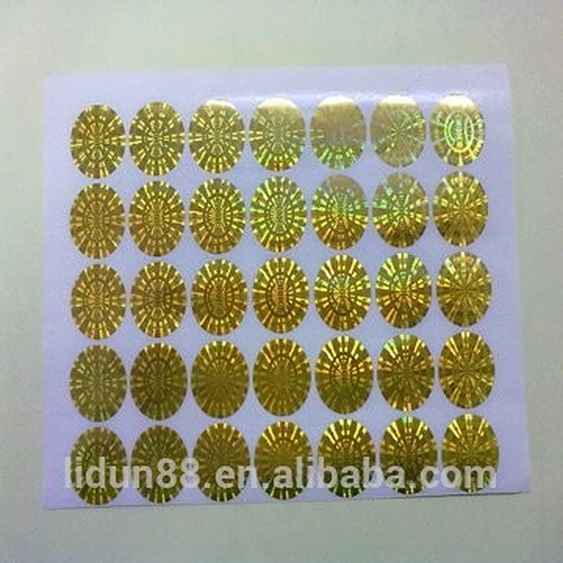 hologram sticker, customized are welcome label