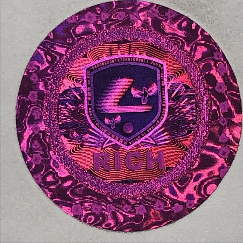 acrylic 3d iridescent hologram,multi-color laser hologram