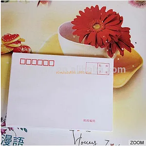 China supplier paper printing envelope with certificate
