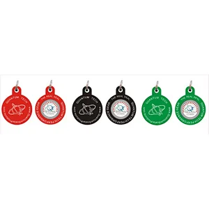 Energy silicone dog tag silicon key chain with holograms