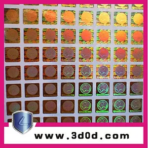 2d/3d hologram sticker printing Security hologram sticker,anti-counterfeiting holograms