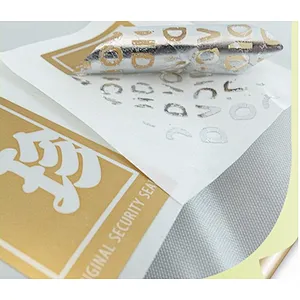 3d laser sticker Hologram tamper evident sticker 3D Plain Paper