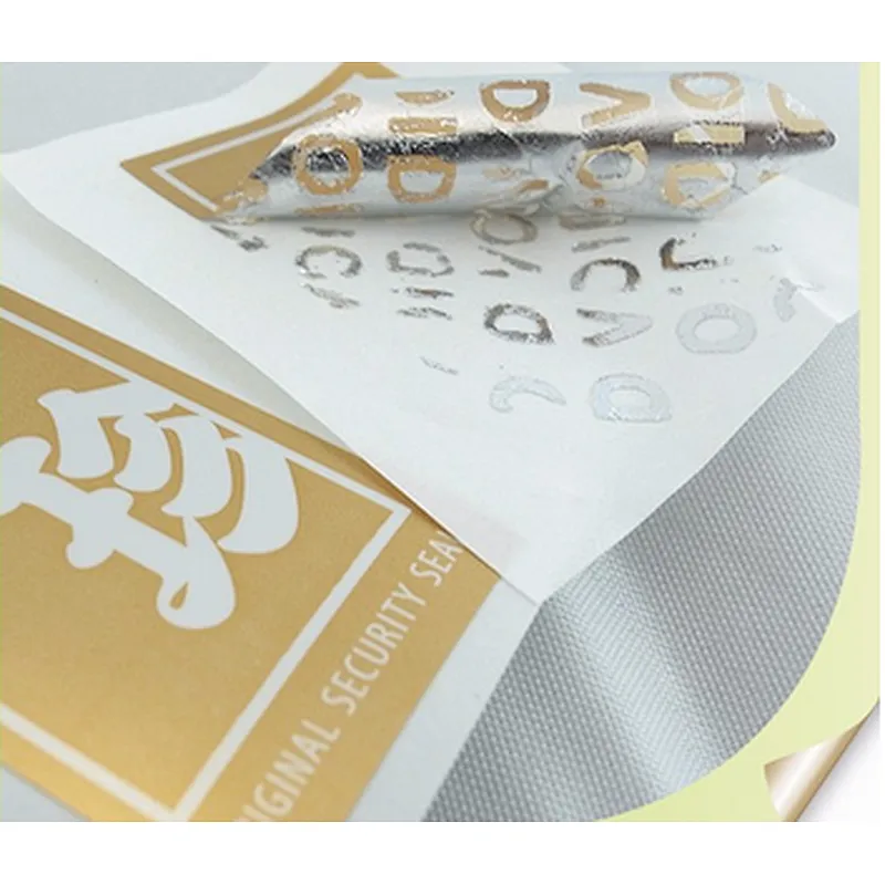 3d laser sticker Hologram tamper evident sticker 3D Plain Paper