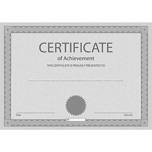 hologram hot stamp security certificate