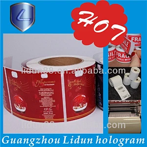 Printing anti-counterfeit 3d hologram sticker,cheap price custom security sticker