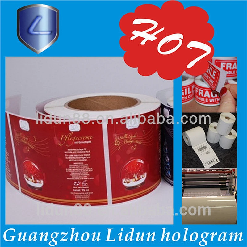 Printing anti-counterfeit 3d hologram sticker,cheap price custom security sticker