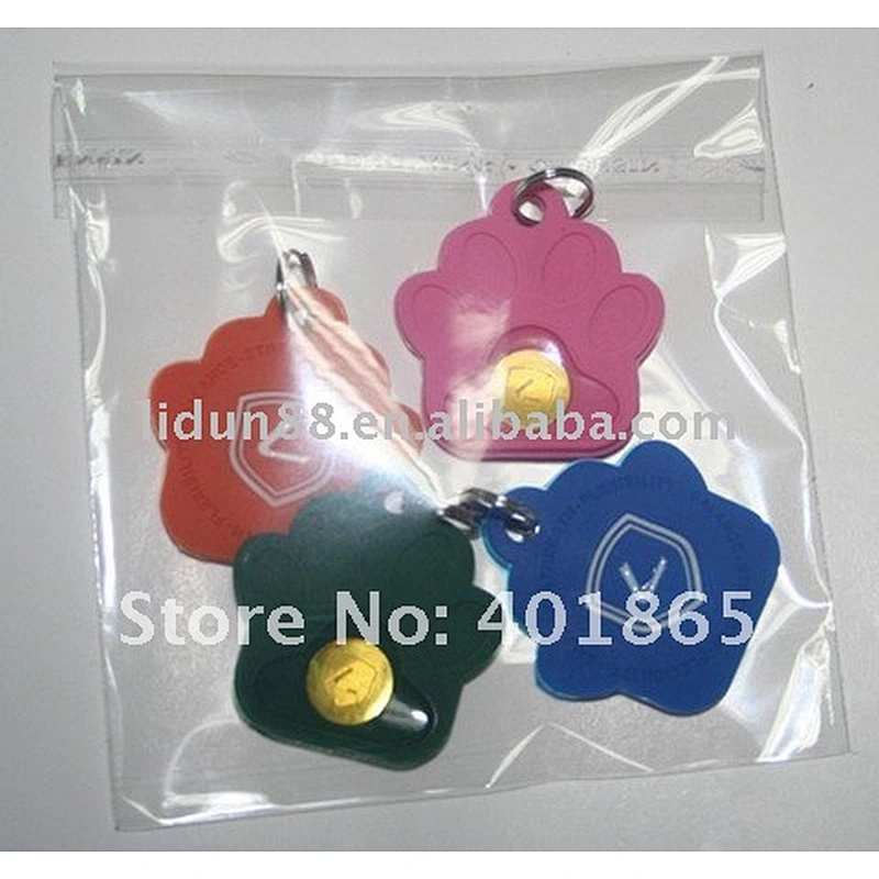 customized energy balance silicone pet tags in hologram
