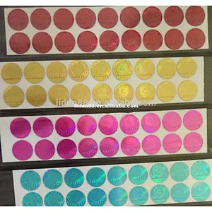 self adhesive laser labels sticker hologram labels
