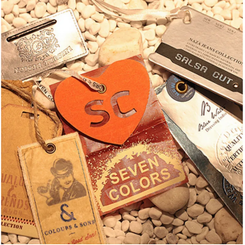 wholesale private lady fashion brand design clothing printing paper hang tags