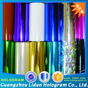 Sales custom size multi-color foil stamping, rainbow holographic stamping foil