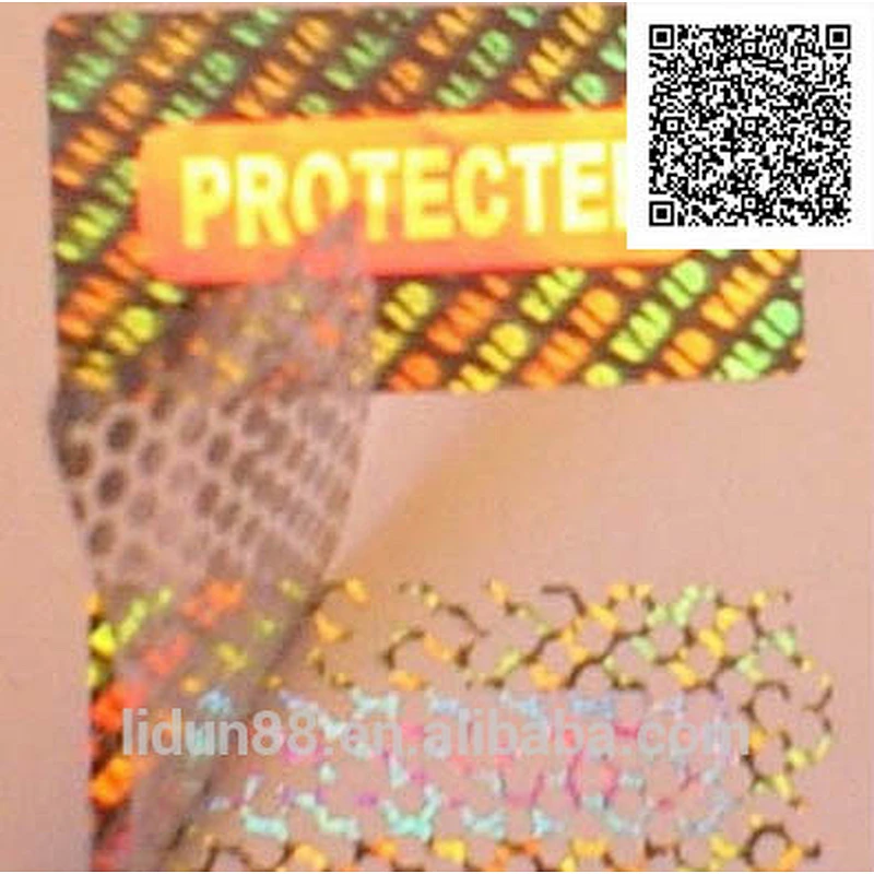 2017high quality hologram, customized hologram sticker, laser anti-counterfeit labels/trademark